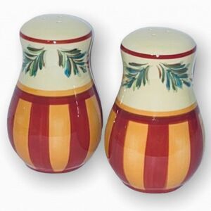 🔺️Southern Living Gail Pittman Salt & Pepper Shaker Set